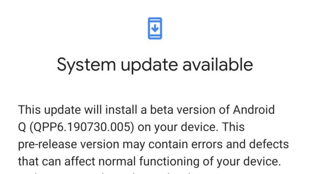 【Android Q 10】ベータ版6(最終プレビュー)がリリース｜変更・改善点等